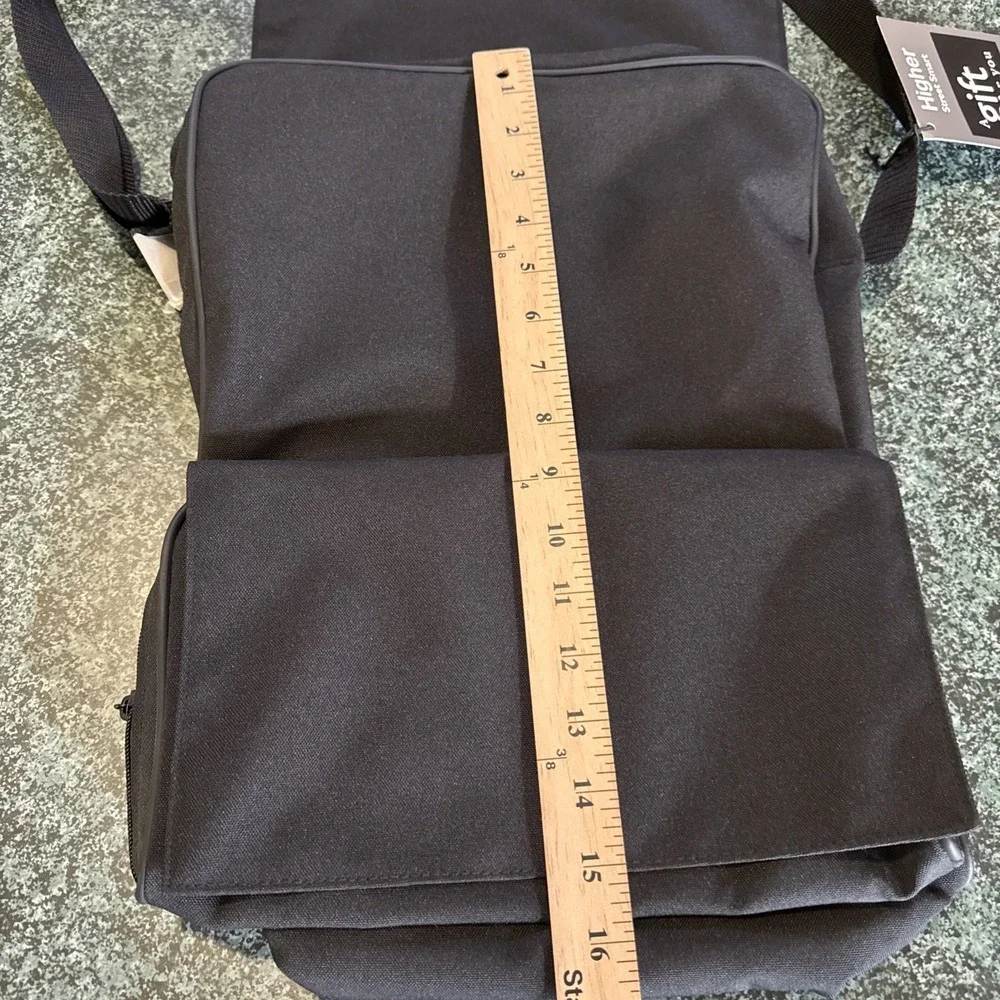 Vtg Y2K DIOR Higher  Homme Parfum Black Shoulder UNISEX Messenger Laptop Bag